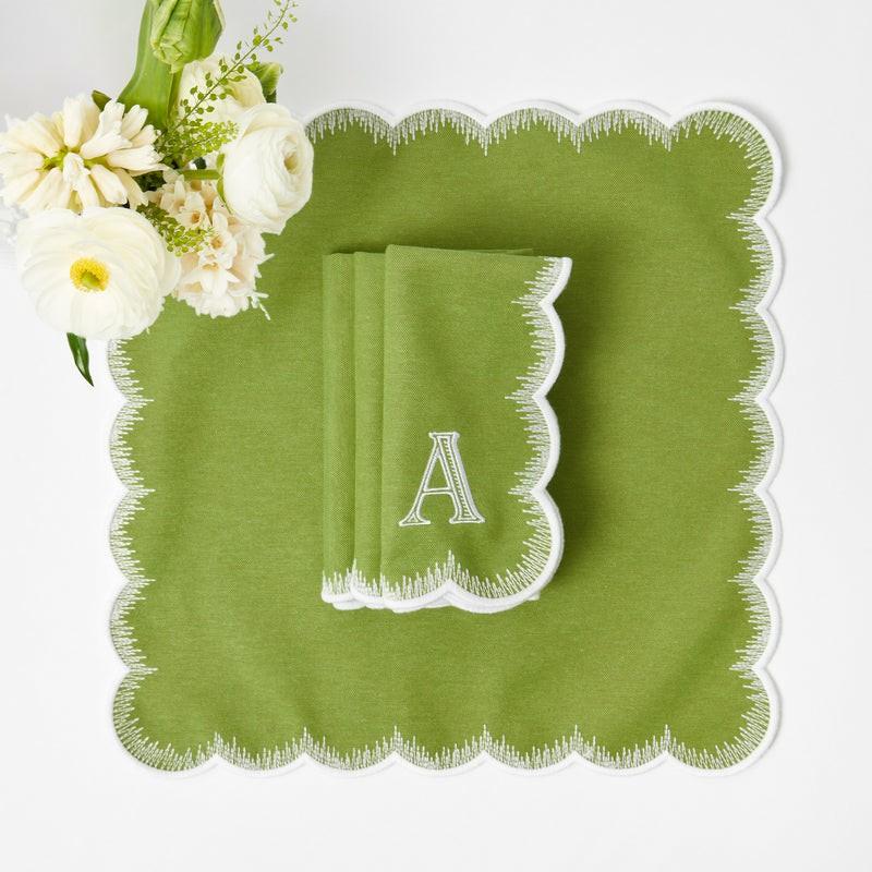 Apple Green Isabella Napkins (Set Of 4) Napkins