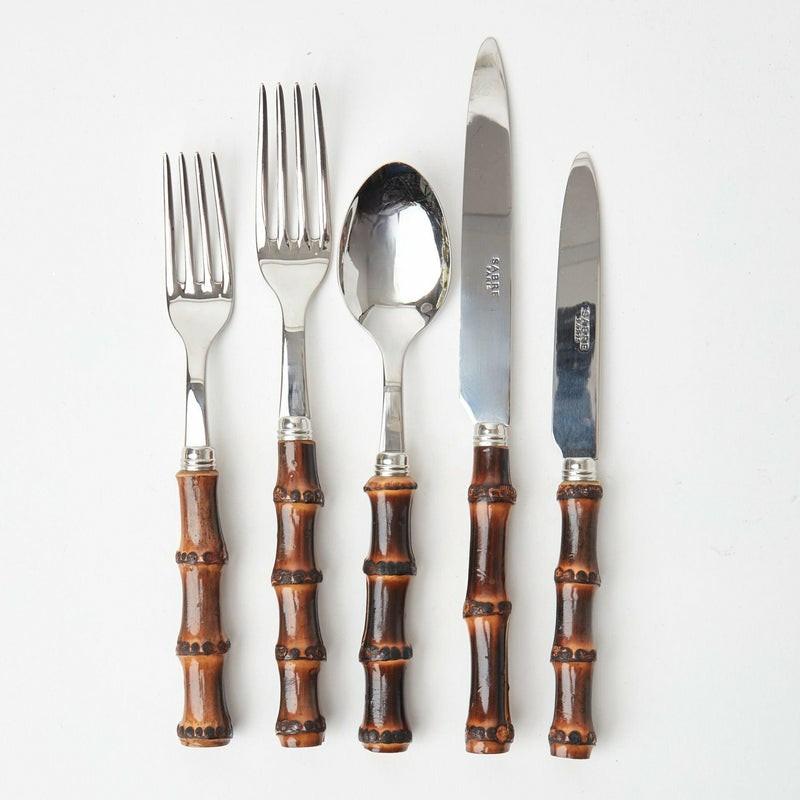 Burnt Bamboo Cutlery (5 Piece) Cutlery