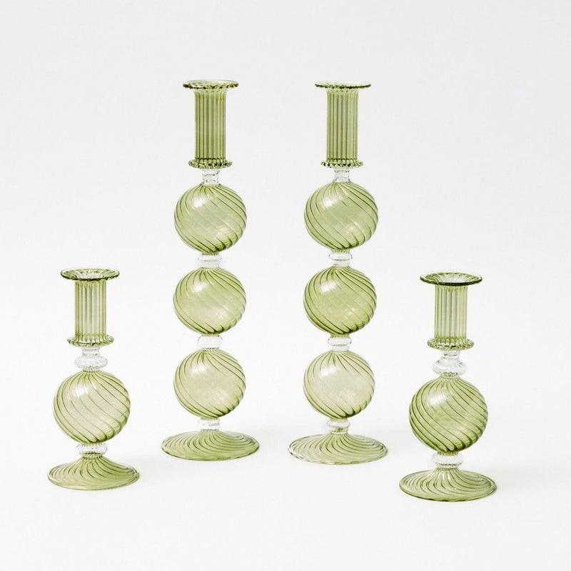 Camille Olive Candle Holder Set Candlescapes