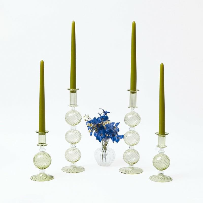 Camille Olive Candle Set (Apple Green) Candlescapes