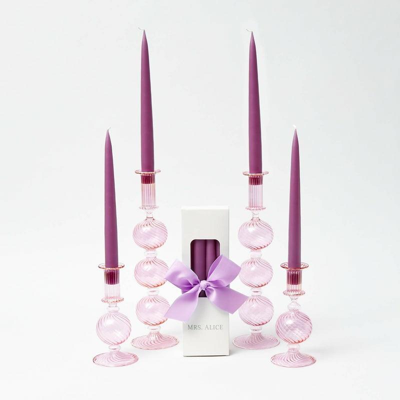 Camille Peony Candle Set (Purple) Candlescapes