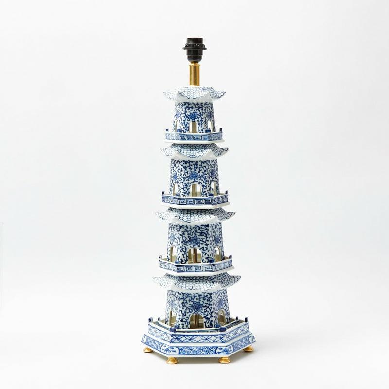 Chinoiserie Pagoda Lamp Stand Lighting