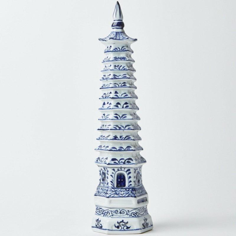 Chinoiserie Porcelain Pagoda Home Decor