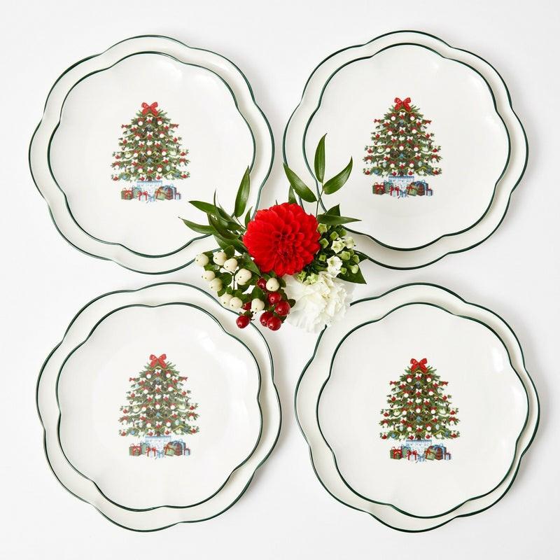 Christmas Tree Starter Plate Crockery