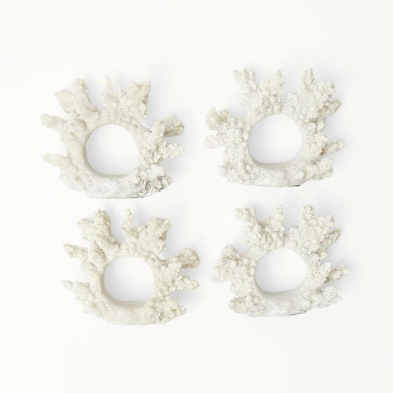 Coral Napkin Ring (Set Of 4) Napkin Rings & Bows