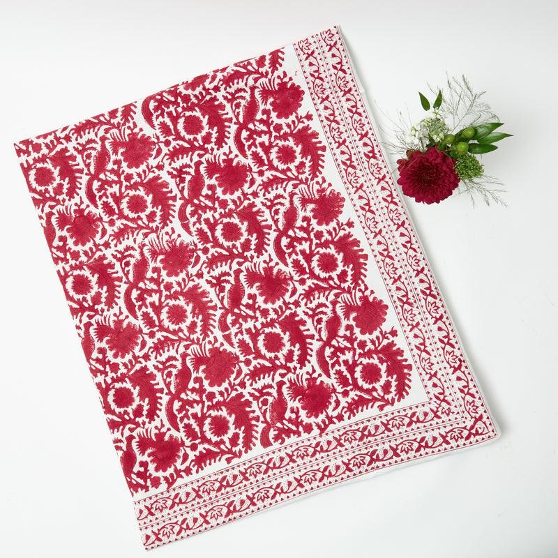 Cranberry Pheasant Tablecloth Table Linen