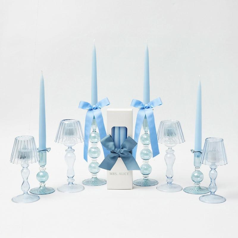 Eden Blue Ribboned Candlescape Candlescapes