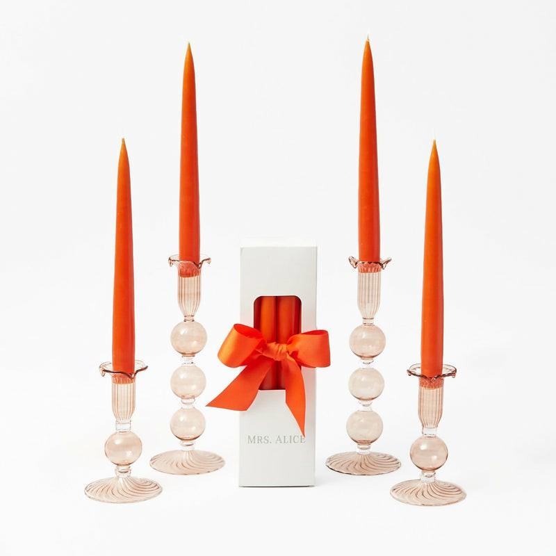 Eden Chestnut Candle Set (Orange) Candlescapes