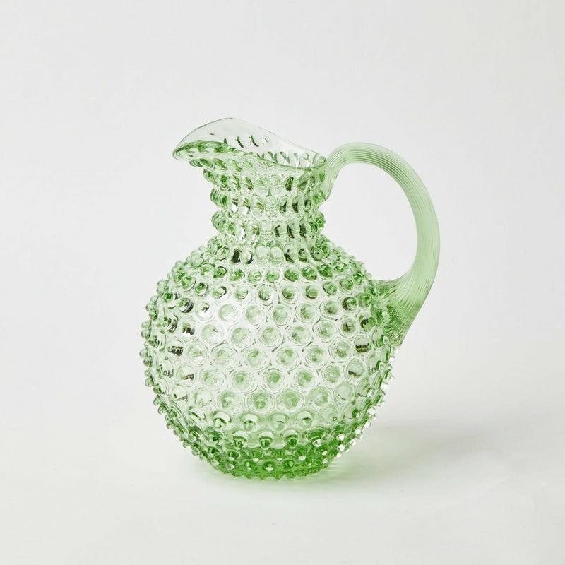 Emerald Hobnail Jug Glassware