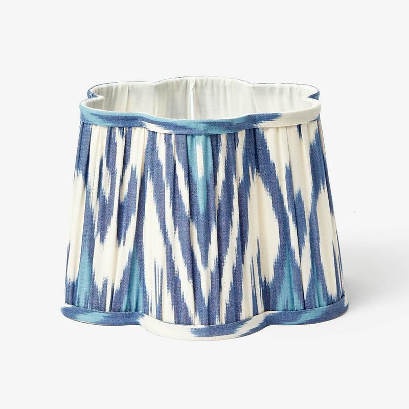 Eva Bleu Ikat Lampshade (30Cm) Lampshades