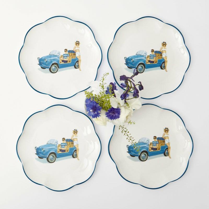 Fiat Jolly Starter Plates (Set Of 4) Crockery