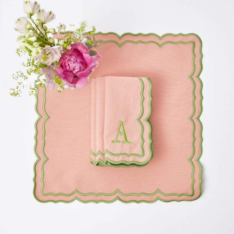 Fleur Pink Napkins (Set Of 4) Napkins