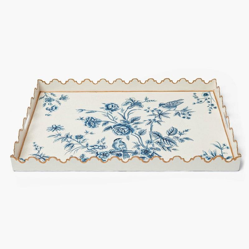 Floral Tole Tray Home Decor