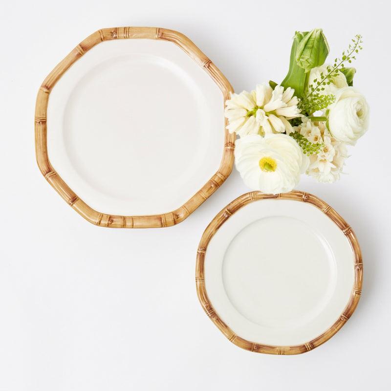 Geometric Bamboo Starter Plate Crockery