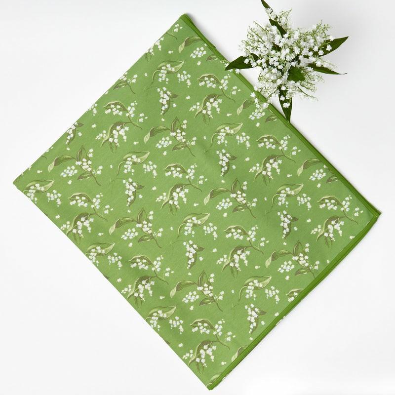 Green Lily Of The Valley Tablecloth Table Linen