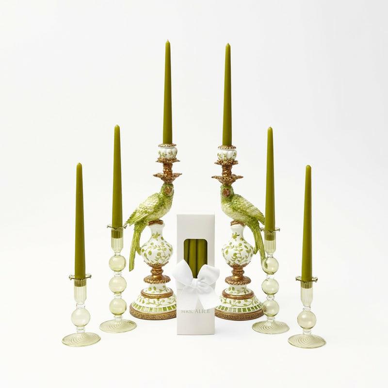 Green Parrot Candlescape Candlescapes