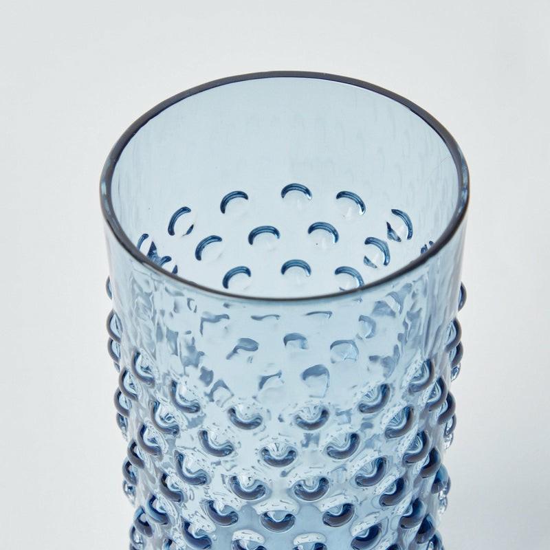 Hobnail Navy Glasses (Set Of 6) Glasses