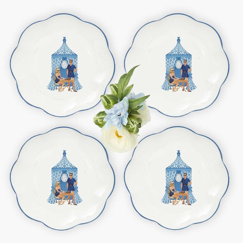 Ikat Pavilion Dinner Plates (Set Of 4) Crockery