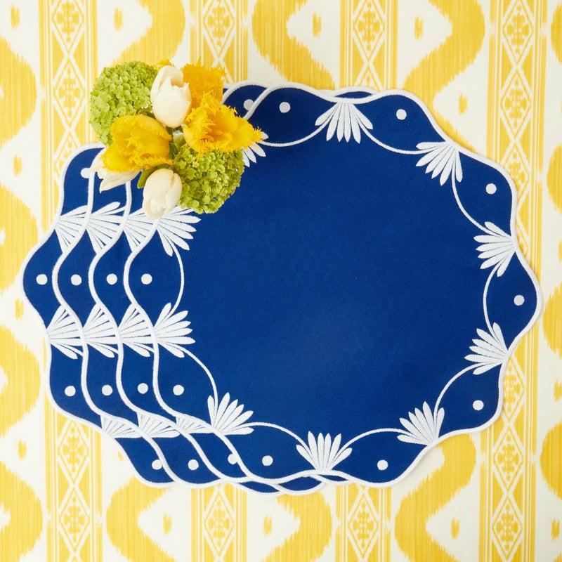 Isadora Blue Placemats (Set Of 4) Placemats