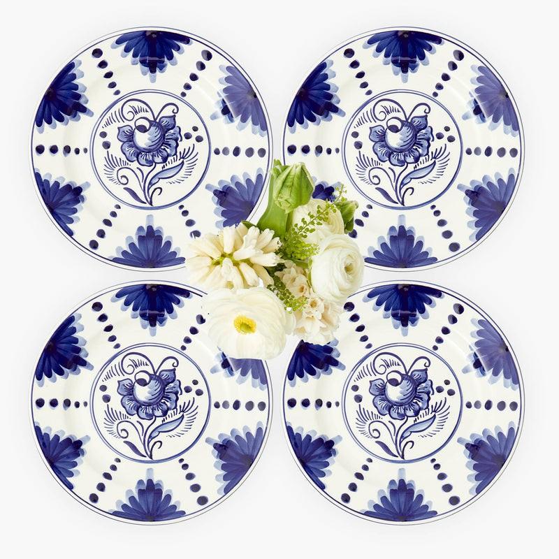 Kamari Blue Dinner Plates (Set Of 4) Crockery