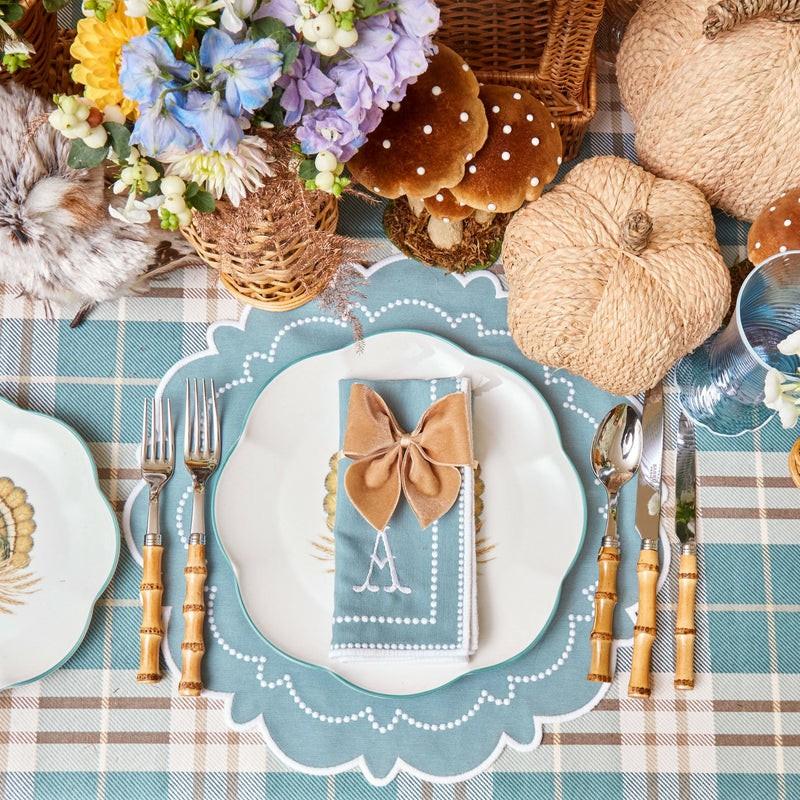 Mariana Duck Egg Placemats & Napkins (Set Of 4) Table Linen