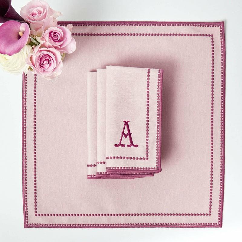 Mariana Pink Napkins (Set Of 4) Summer Table Linen