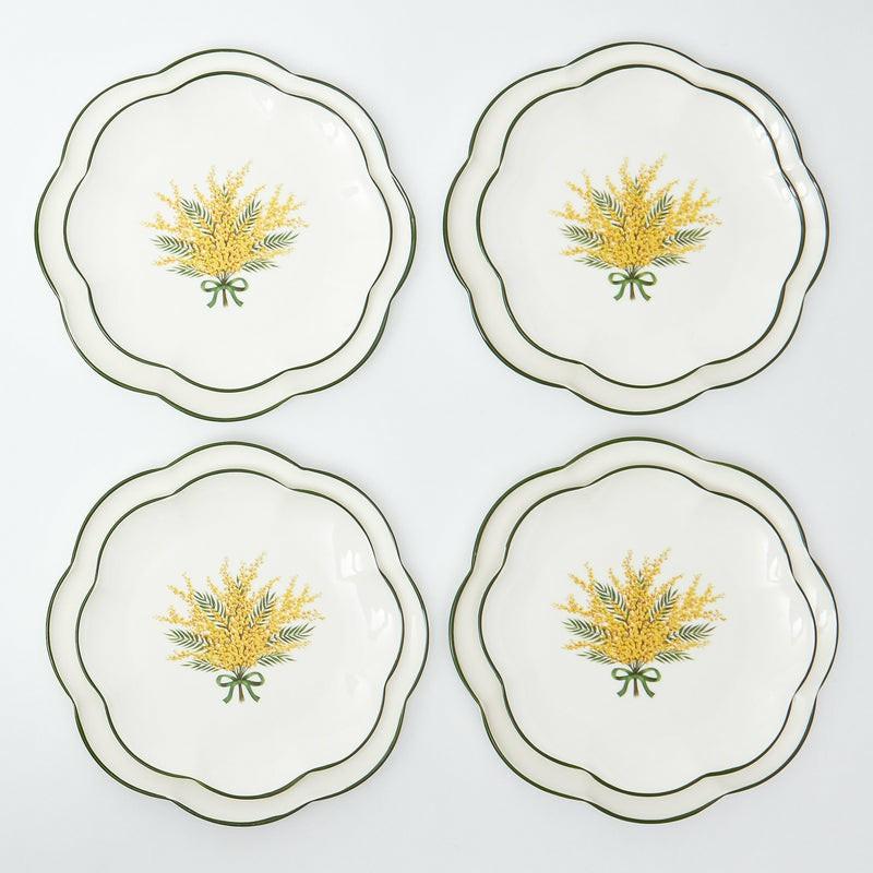 Mimosa Dinner & Starter Plates (Set Of 8) Crockery