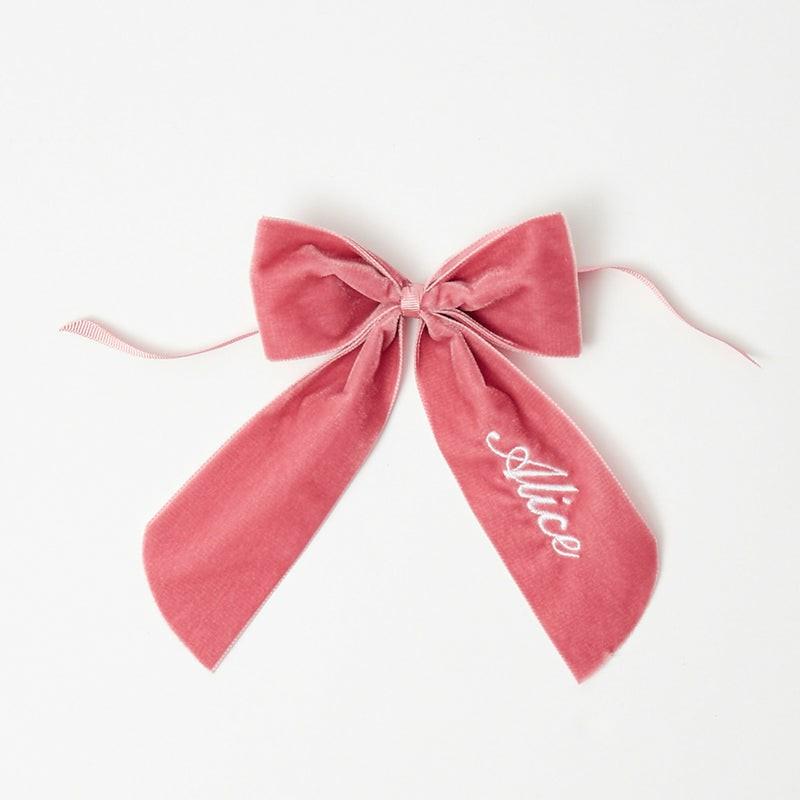 Personalisable Dusty Pink Napkin Bow Napkin Rings & Bows