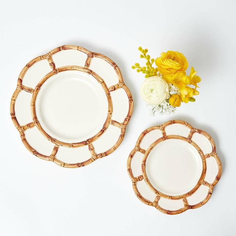 Petal Bamboo Ceramic Starter Plate Crockery