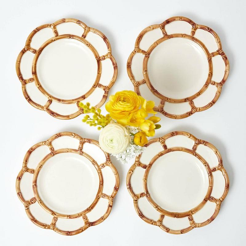 Petal Bamboo Starter Plate (Set Of 4) Crockery