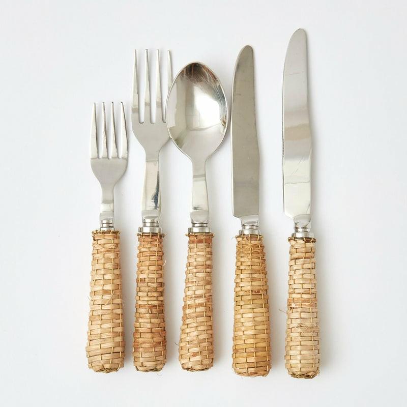 Rattan Cutlery (5 Piece) Cutlery