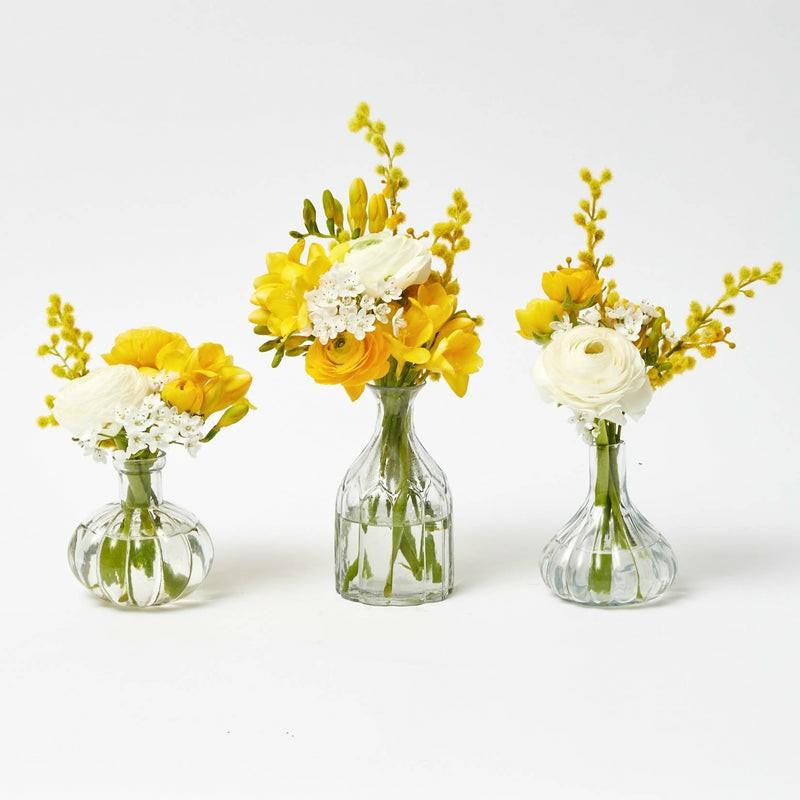 Romance Bud Vase (Set Of 3) Glassware