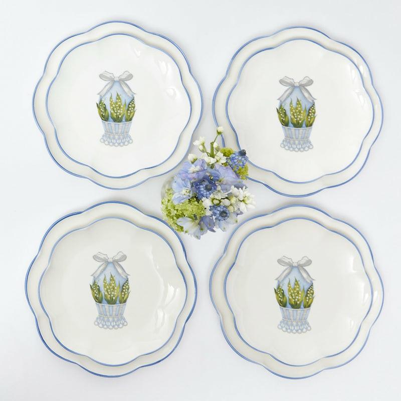 Nancy Bamboo Starter Plate (Set Of 4) Crockery