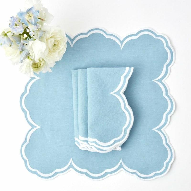 Serena Cornflower Blue Napkins (Set Of 4) Napkins