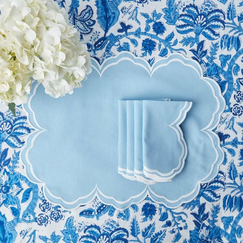 Serena Cornflower Blue Placemats (Set Of 4) Placemats