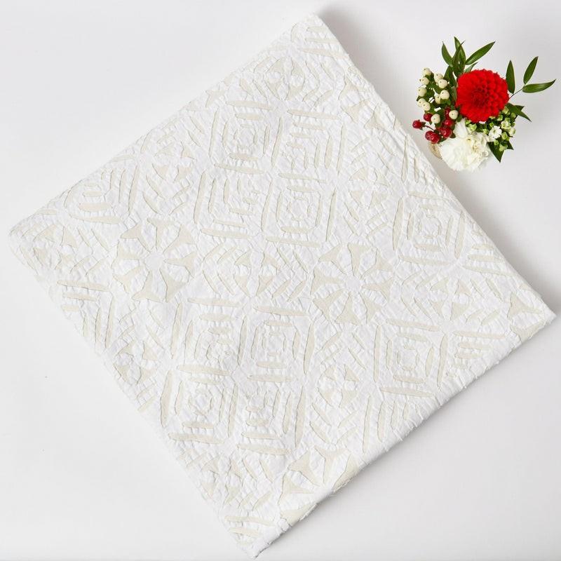 Snowflake Applique Tablecloth Table Linen