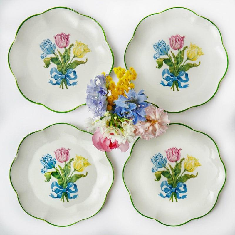 Tulip Starter Plate (Set Of 4) Crockery