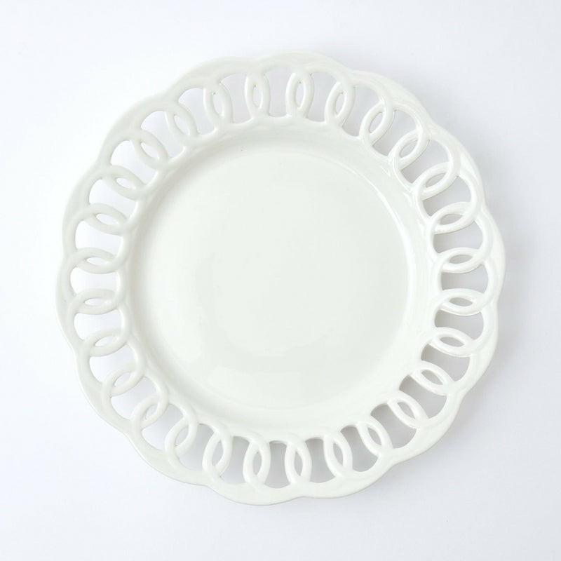 White Lace Dinner Plate Crockery