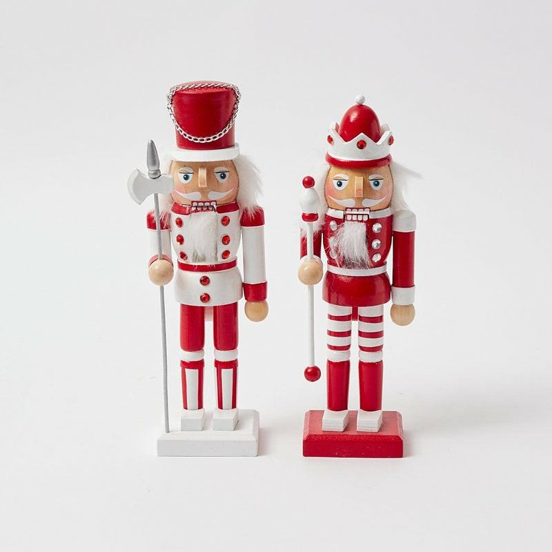 Candy Cane Nutcracker (Pair) Christmas Decorations