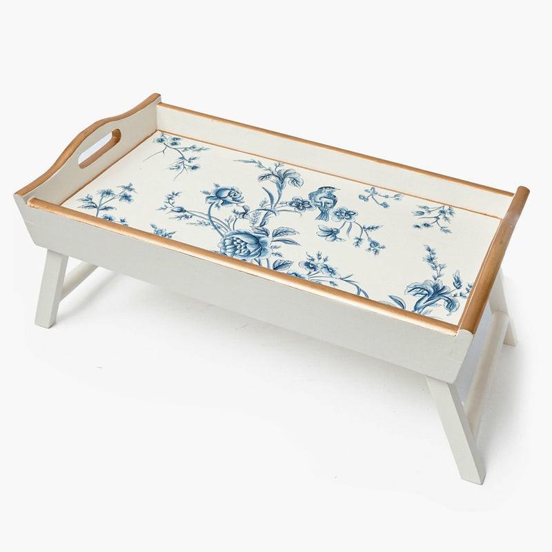 Floral Folding Tray Home Decor