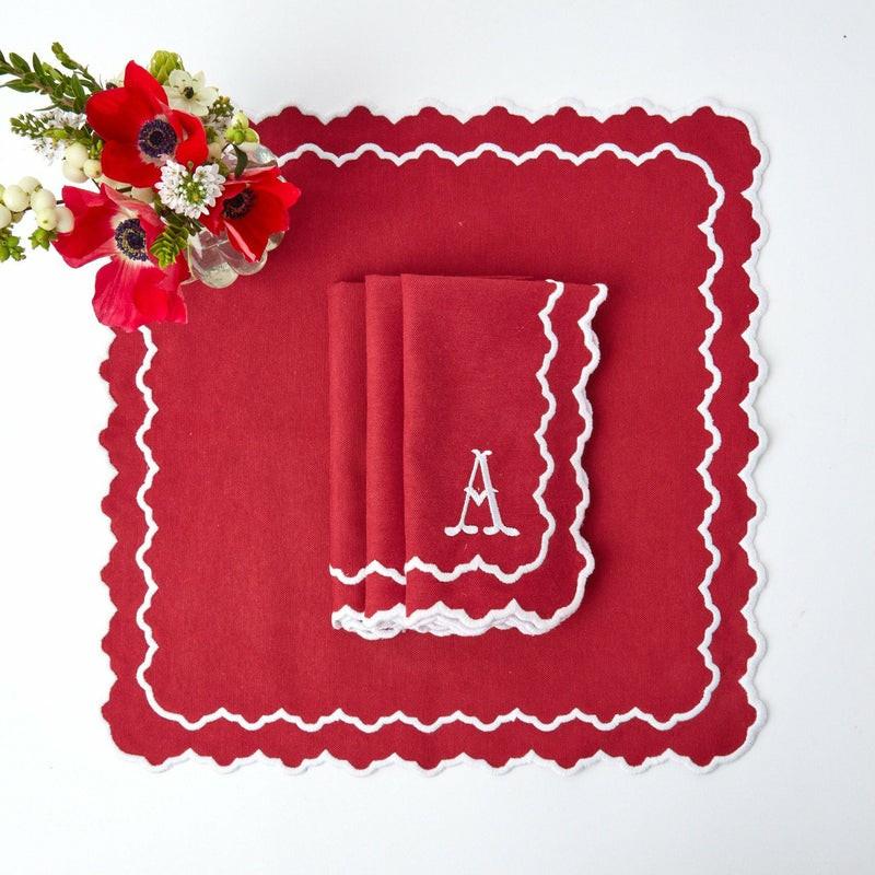 Beatrice Berry Red Napkins (Set Of 4) Napkins