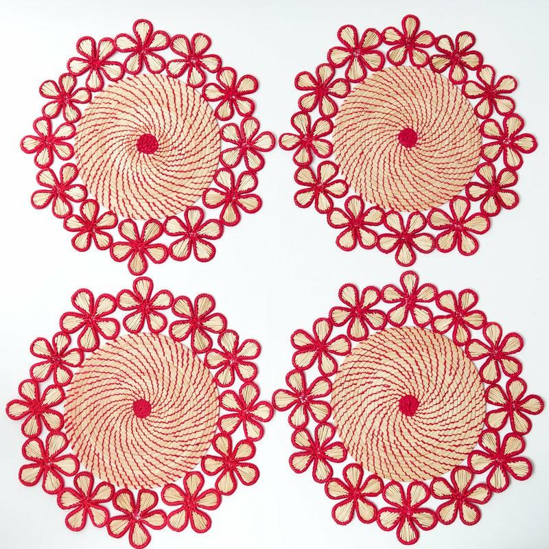 Serena White Placemats (Set Of 4) Placemats