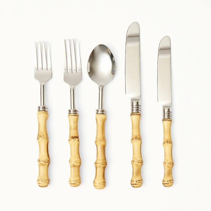 Faux Bamboo Cutlery (5 Piece) Cutlery