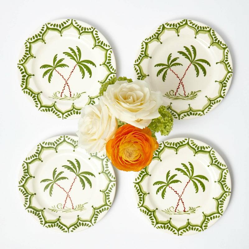 Jardin De Palmier Starter Plates (Set Of 4) Crockery