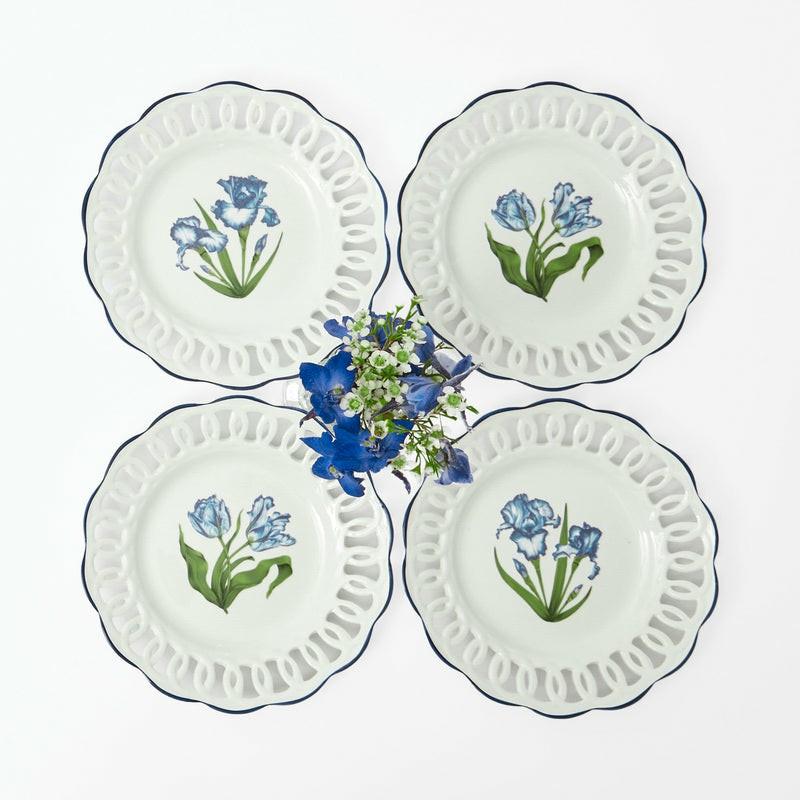 White Lace Botanical Dinner Plate Crockery